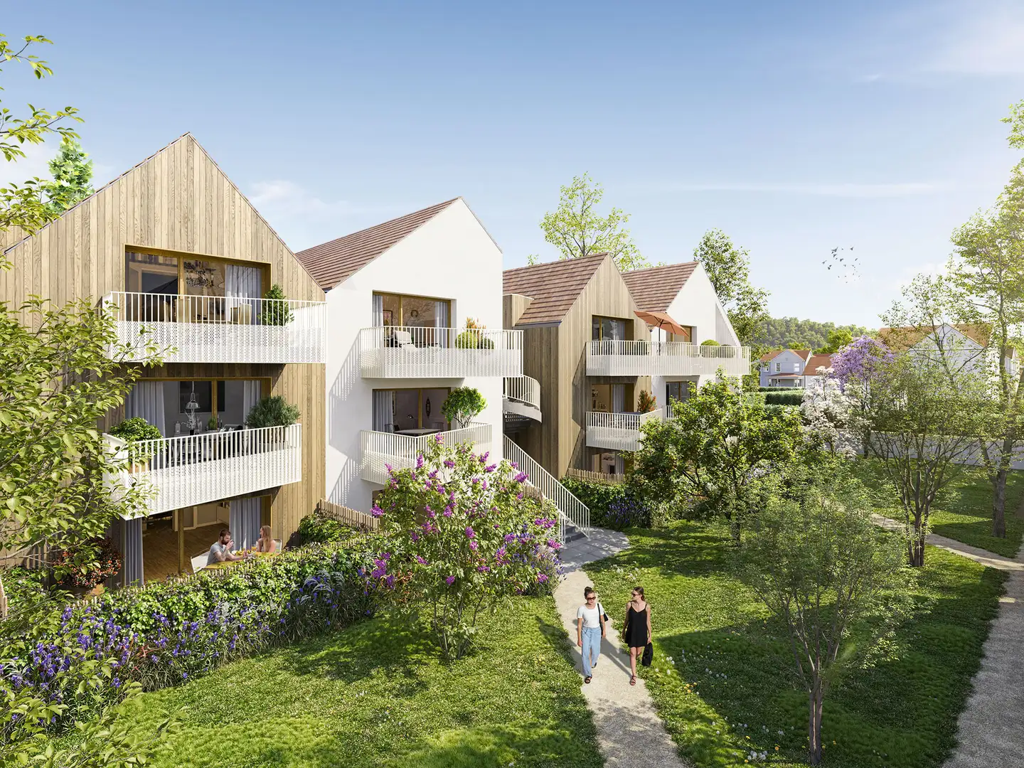 Perspective 3D — Vue d’ensemble — Espaces Nature, Magny-le-Hongre